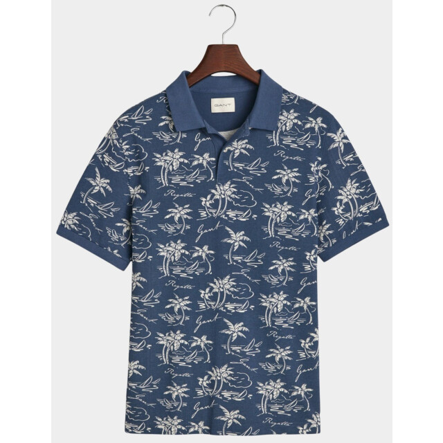 Gant Polo korte mouw printed ss polo 2014058/401 187858 large
