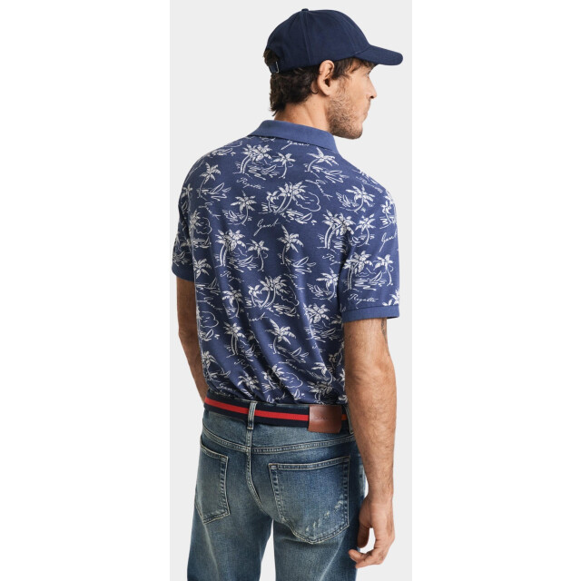 Gant Polo korte mouw printed ss polo 2014058/401 187858 large