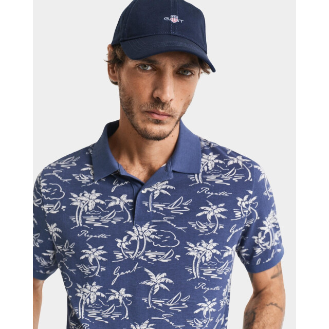 Gant Polo korte mouw printed ss polo 2014058/401 187858 large