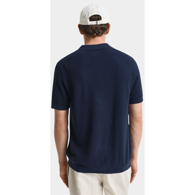 Gant Polo korte mouw micro textured cotton ss polo 8030242/433 187878 large