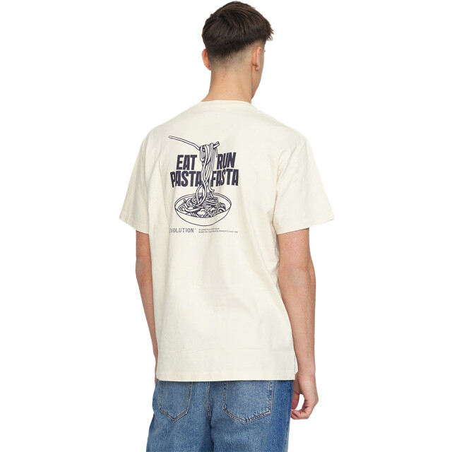 Revolution Eat printed t-shirt offwhite 1387 EAT-Offwhite large