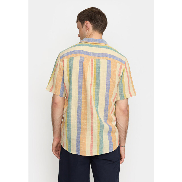 Revolution Short sleeved cuban shirt orange 3918 Cuban-Orange large