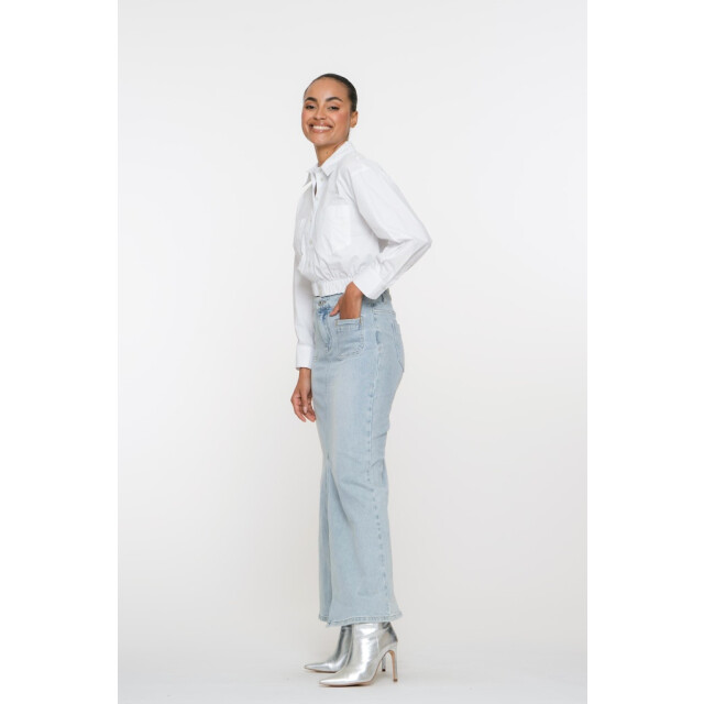 Geisha jeans skirt patch pockets 56013-10 836 heavy bleach 06415.264.0006 large