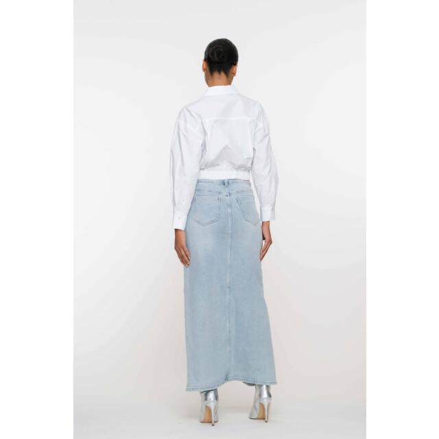 Geisha jeans skirt patch pockets 56013-10 836 heavy bleach 06415.264.0006 large