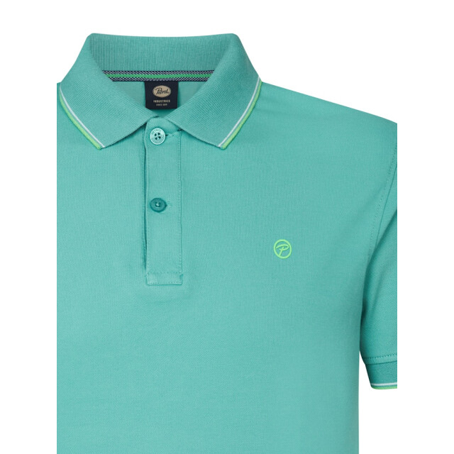 Petrol Industries men polo short sleeve m-ros-pol003 6169 aqua green 05311.369.0132 large
