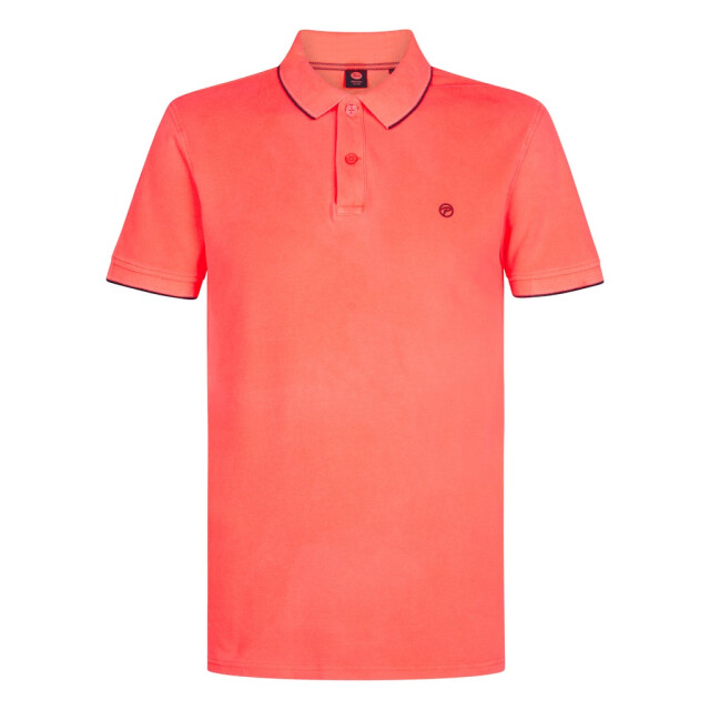 Petrol Industries men polo short sleeve m-ros-pol003 3099 fiery coral 05311.630.0020 large