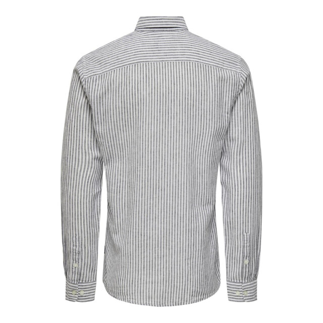 Only & Sons onscaiden life ls stripe linen 660 22026601 dark 05631.261.0027 large
