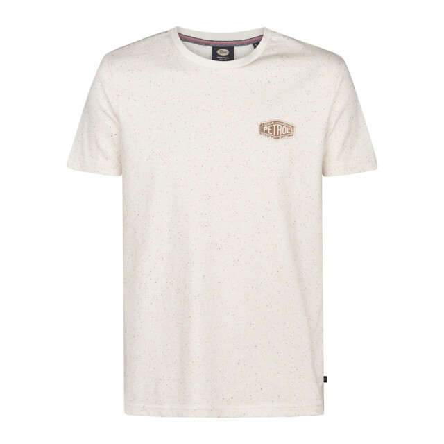 Petrol Industries men t-shirt ss classic print m-1050-tsr614 0112 seashell 05011.829.0062 large