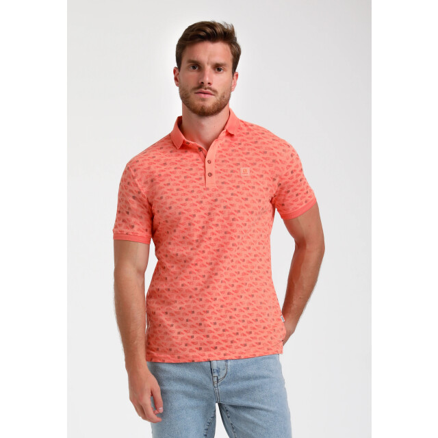 Gabbiano Heren polo 235530 4002 light coral Gabbiano Polo 235530 4002LightCoral large
