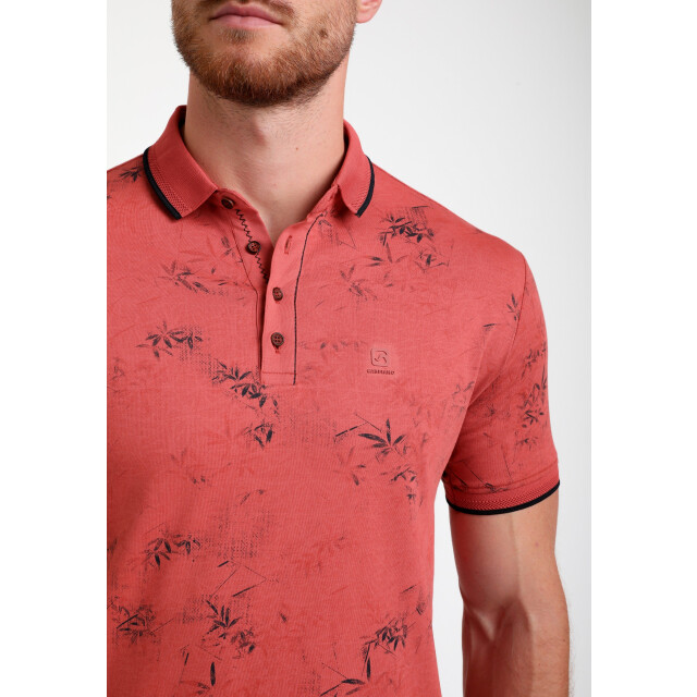 Gabbiano Heren polo 235529 4000 deep coral Gabbiano Polo 235529 4000DeepCoral large