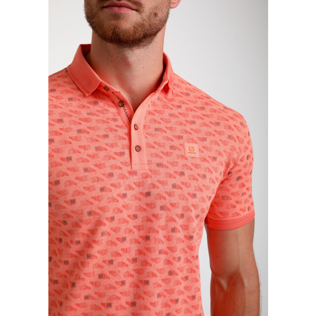 Gabbiano Heren polo 235530 4002 light coral Gabbiano Polo 235530 4002LightCoral large