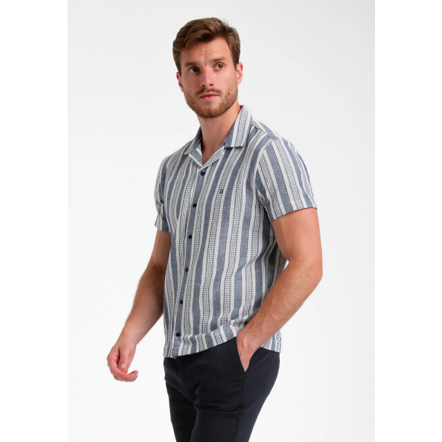 Gabbiano Heren overhemd 335541 301 navy Gabbiano Overhemd 335541 301Navy large