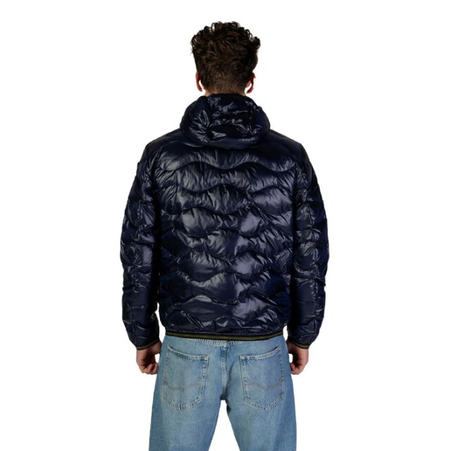 Blauer Windbreaker heren Blauer Windbreaker Heren large