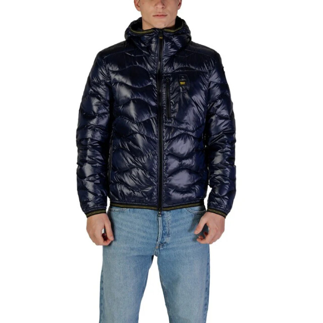 Blauer Windbreaker heren Blauer Windbreaker Heren large