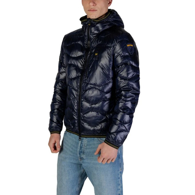 Blauer Windbreaker heren Blauer Windbreaker Heren large