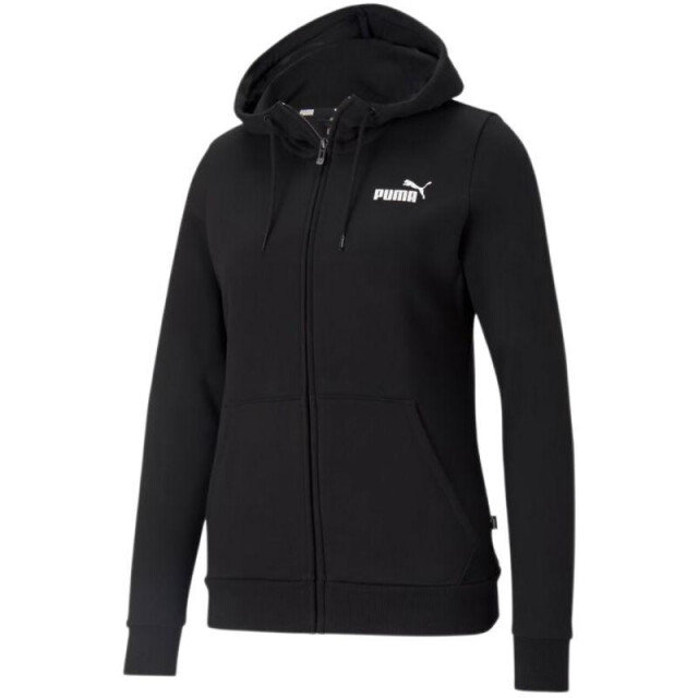 Puma Dames ess kleine logo full zip hoodie UTMR1038_black large