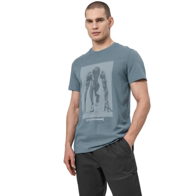 4F Heren h4z22 t-shirt UTMR1124_blue large