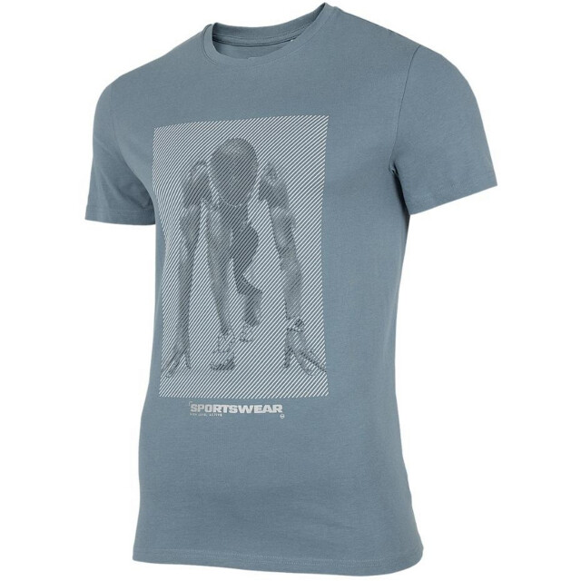 4F Heren h4z22 t-shirt UTMR1124_blue large