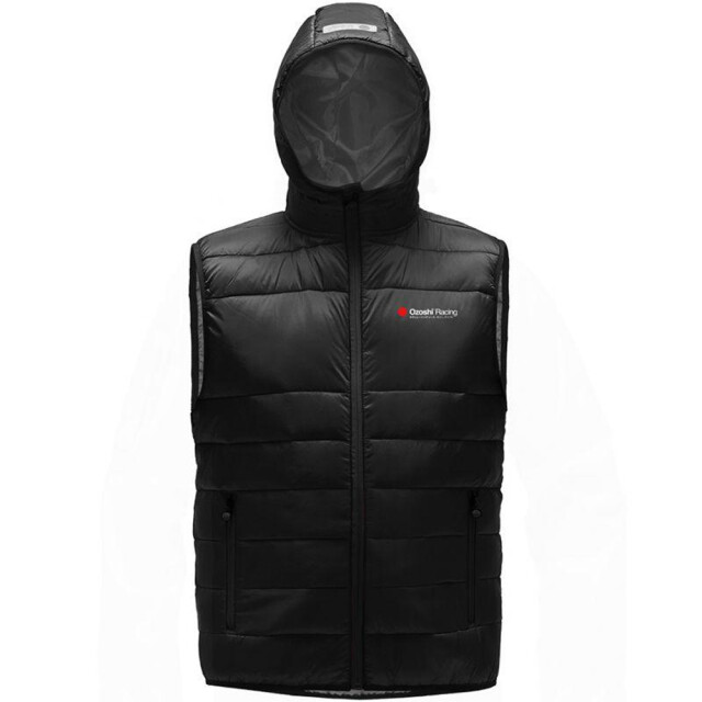 Ozoshi Heren hakone bodywarmer UTMR962_black large