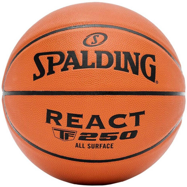 Spalding & Bros  React tf 250 bonded leather basketbal UTMR710_brown large