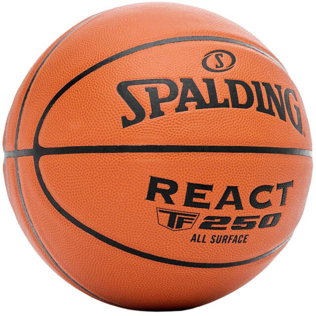 Spalding & Bros  React tf 250 bonded leather basketbal UTMR710_brown large
