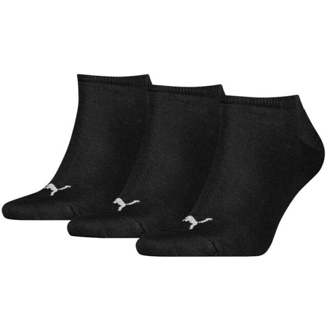 Puma Uniseks adult 261080001 effen sokken (set van 3) UTMR555_black large