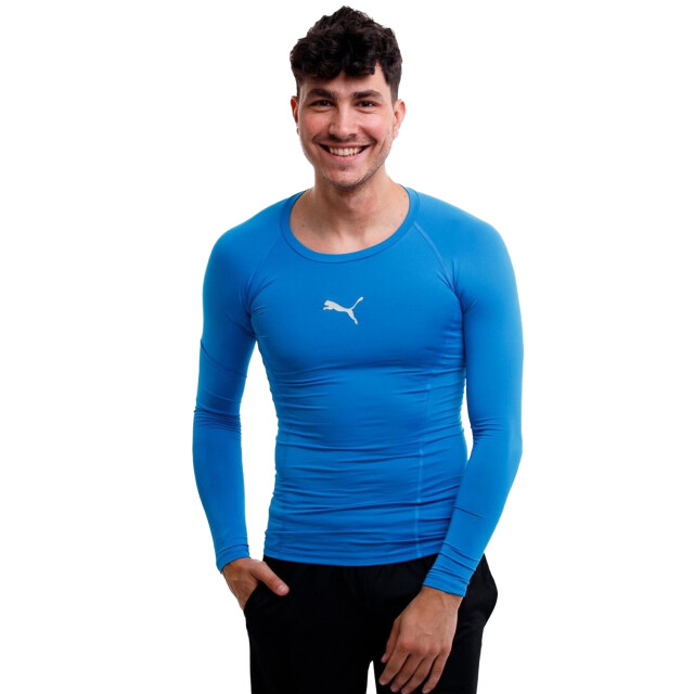 Puma Heren liga thermoactive base layer top met lange mouwen UTMR2232_blue large