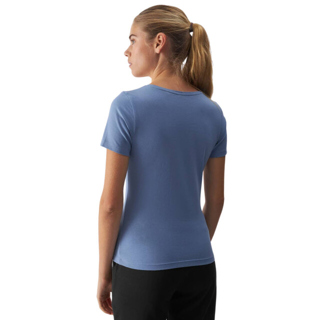4F Dames f1649 logo t-shirt UTMR2130_blue large
