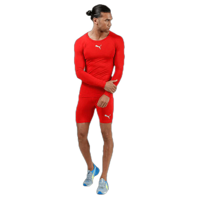 Puma Heren liga thermoactive base layer top met lange mouwen UTMR2232_red large