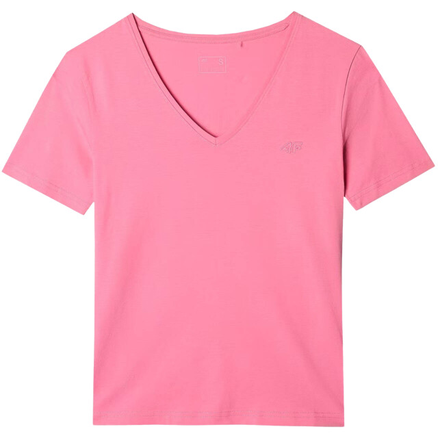 4F Dames f1649 logo t-shirt UTMR2130_pink large