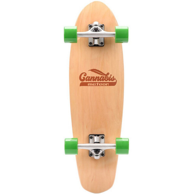 Meteor 22595 bladprint skateboard UTMR2192_greenbrownorange large