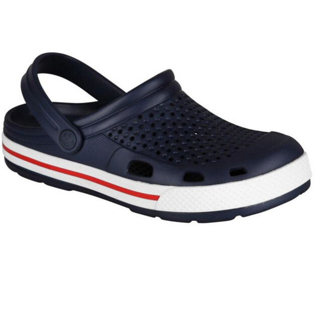 Coqui Heren lindo klompen UTMR2032_whitenavyblue large