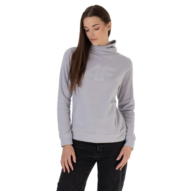 4F Dames h4l22 fleece hoodie UTMR1931_lightgrey large