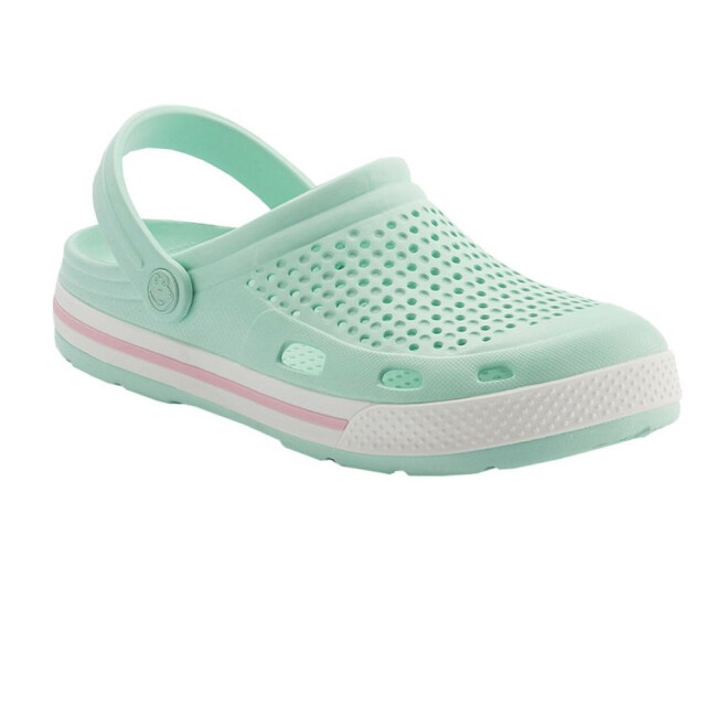 Coqui Dames lindo clogs UTMR1943_whitegreen large
