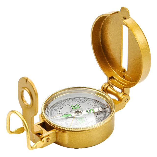 Meteor Rond metalen richtingskompas UTMR1738_gold large