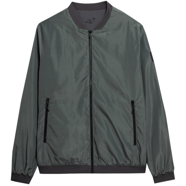 4F Heren ss23tjacm013 omkeerbare jas UTMR1665_olivegrey large