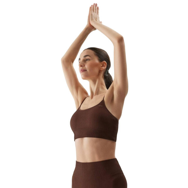 4F Dames wss24usbaf121 sportbeha UTMR1744_brown large