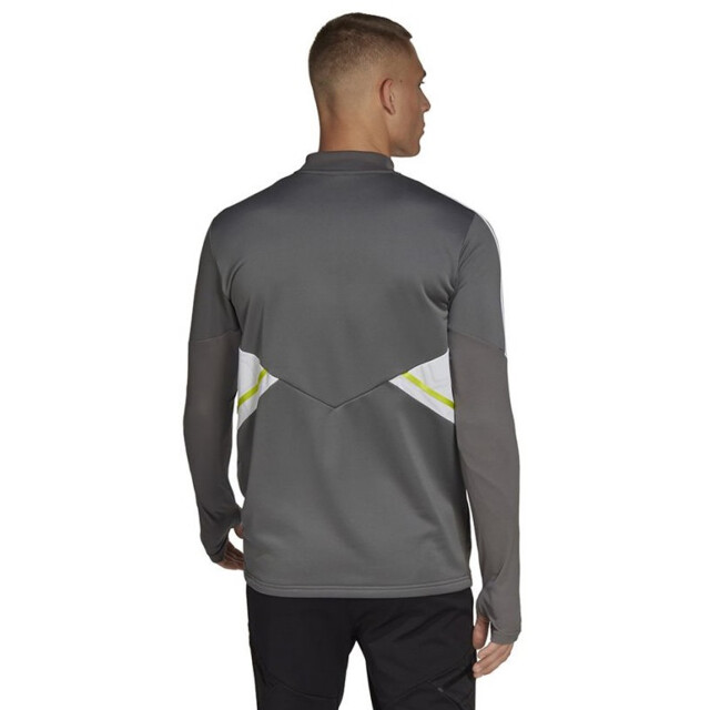 Adidas Heren condivo 22 quarter zip training sweatshirt UTMR1557_grey large