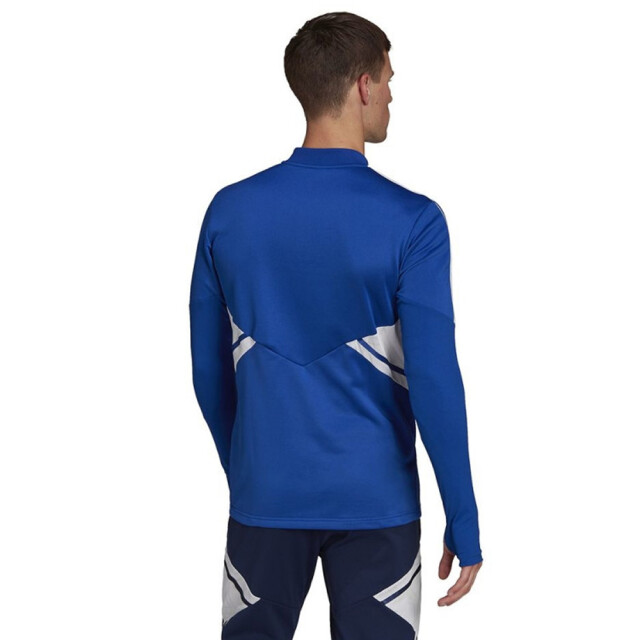 Adidas Heren condivo 22 quarter zip training sweatshirt UTMR1557_blue large
