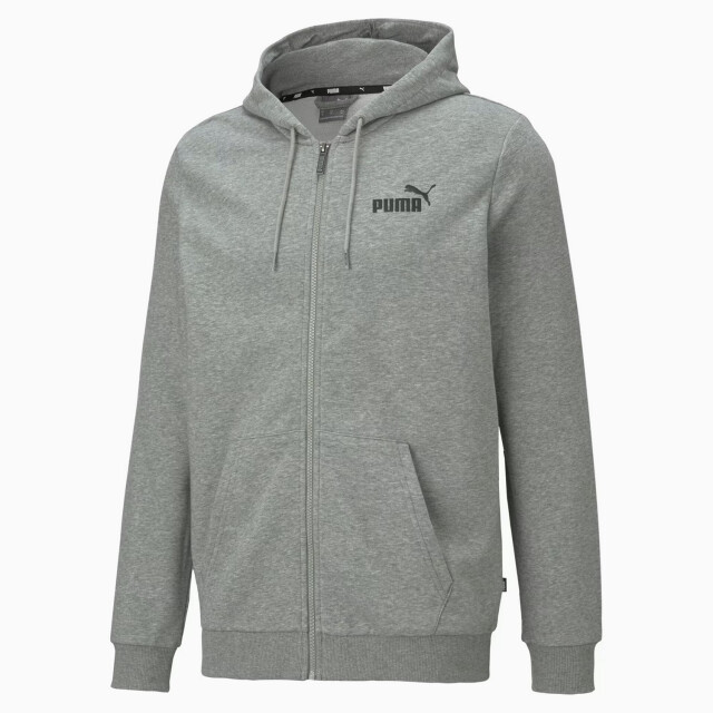 Puma Dames ess+ getapete full zip hoodie UTMR1193_grey large