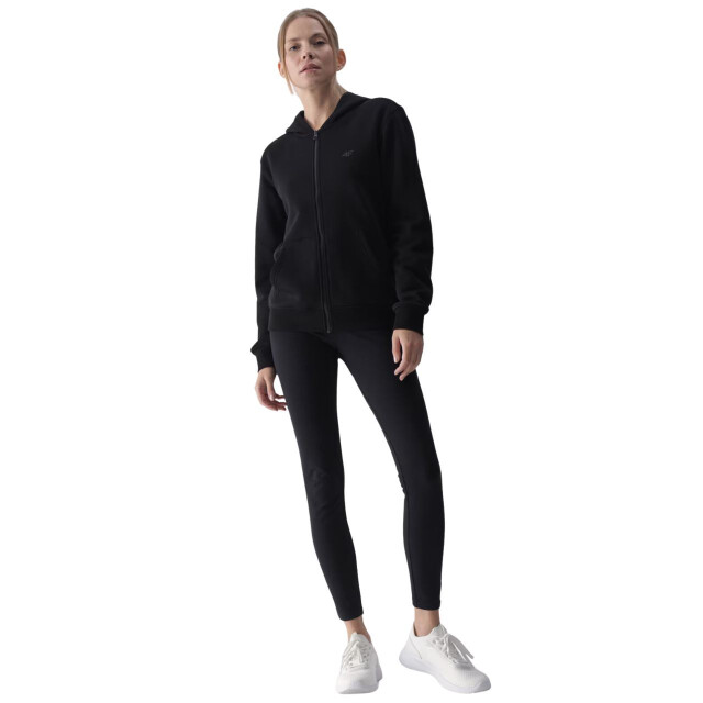 4F Dames f1467 full zip hoodie UTMR1195_black large