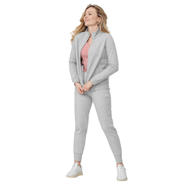 4F Dames h4l22 bld351 sweatshirt met volledige rits UTMR1259_lightgreymelange large