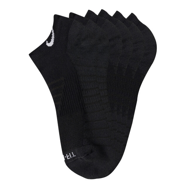 Nike Uniseks adult everyday max cushion no-show sokken (set van 3) UTMR1296_black large