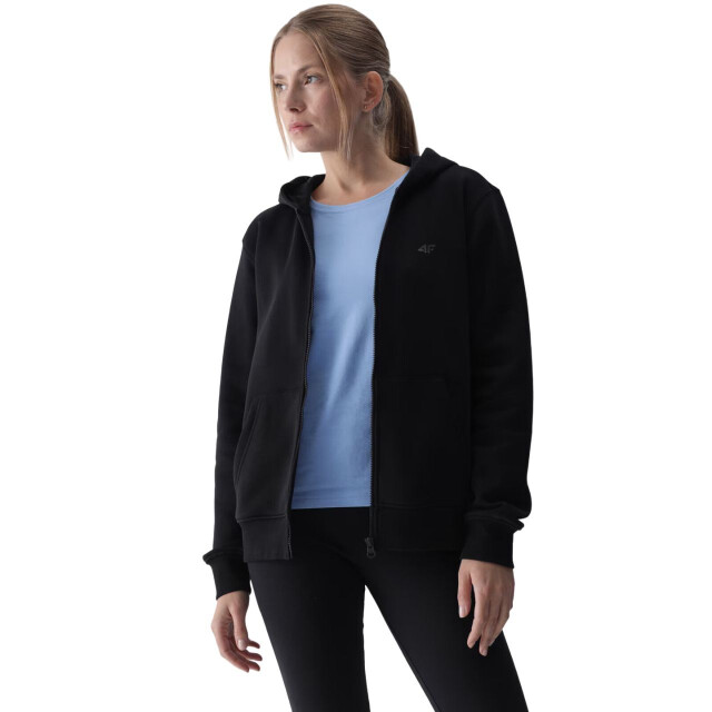 4F Dames f1467 full zip hoodie UTMR1195_black large