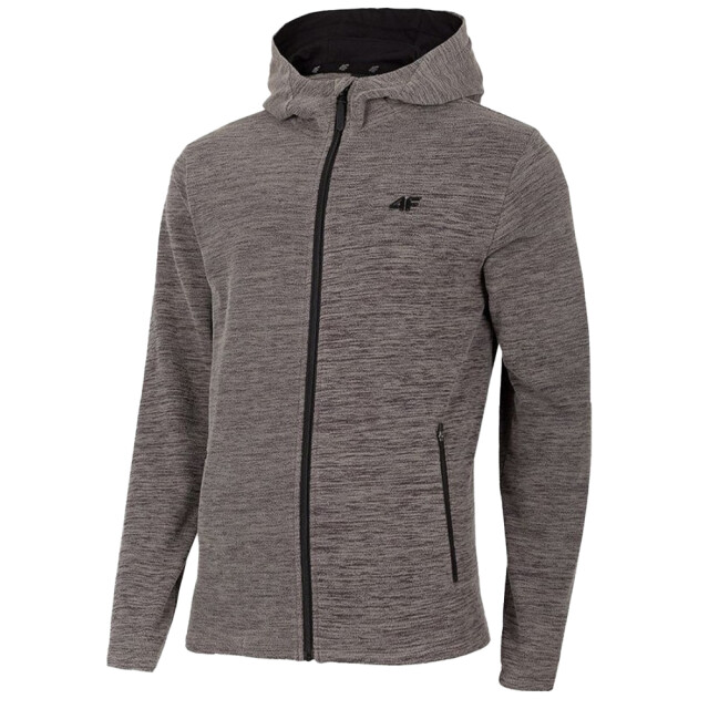 4F Heren h4z22 bld351 fleece sweatshirt UTMR1197_greysilver large
