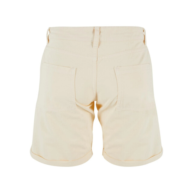 Urban Classics Dames biologisch katoenen korte broek UTTN528_whitesand large