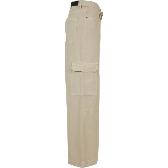 Urban Classics Dames denim cargo jeans met lage taille UTTN1264_offwhiteraw large