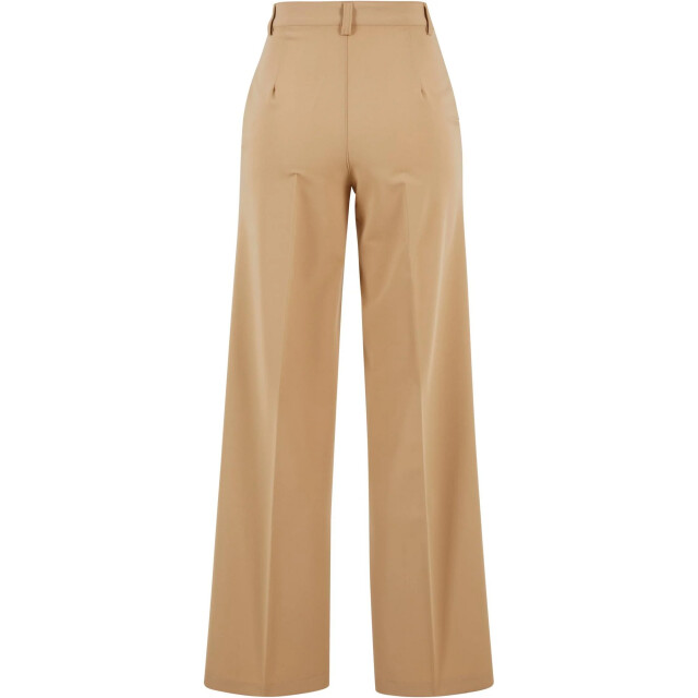 Urban Classics Dames wijd geplooide broek UTTN1231_unionbeige large