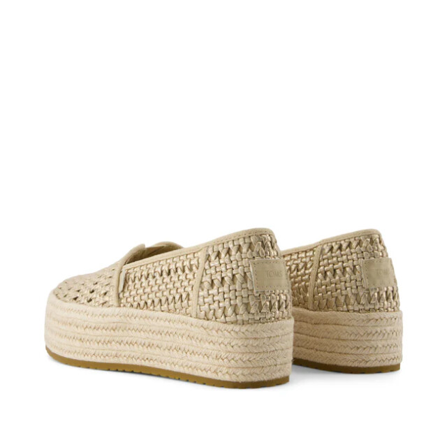 Toms 10021921 valencia basket weave champagne 10021921 large
