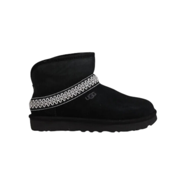 UGG Australia Dames enkel laarzen Ugg Zwart Mini Crescent Laars large